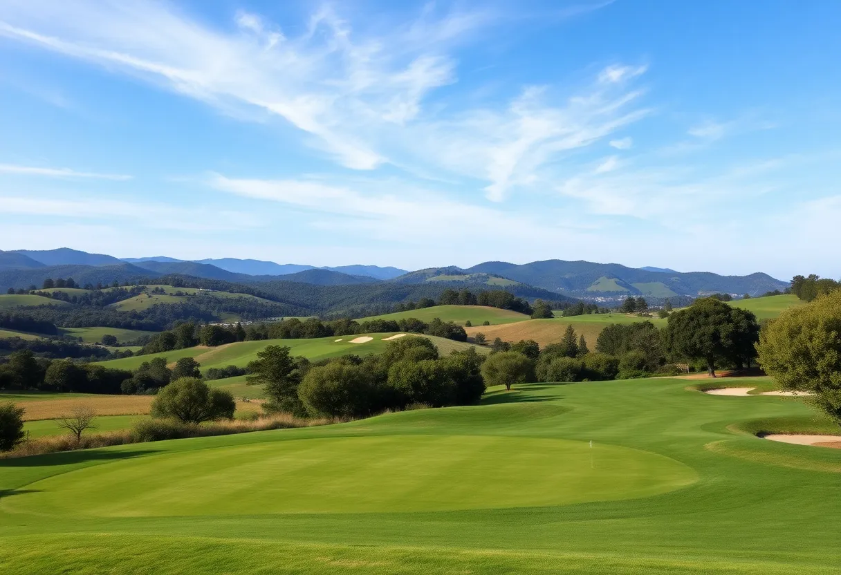 Silverado Resort Golf Course with lush landscapes