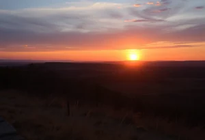 A sunset symbolizing remembrance and love