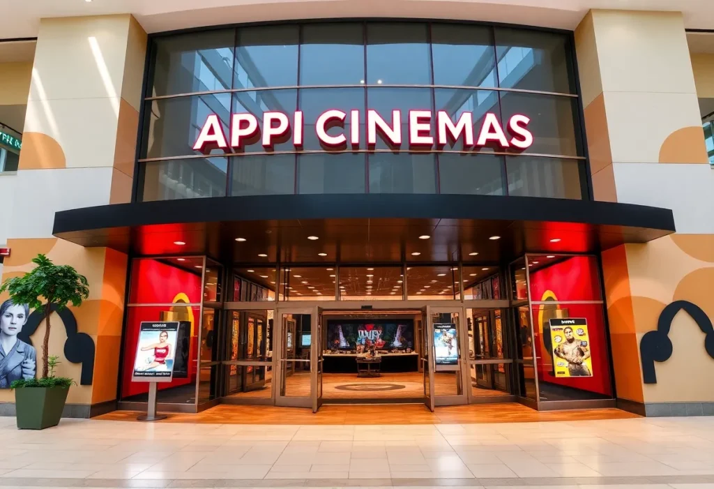 Entrance of Apple Cinemas at Providence Place mall