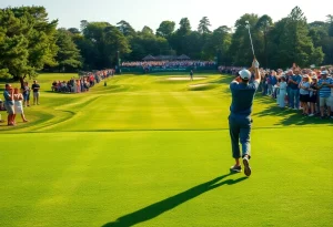 Bob Murphy Jr. celebrating his victory at the Connecticut Senior Amateur