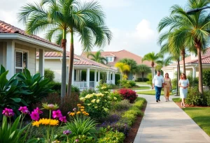 Serene neighborhood in Naples Florida