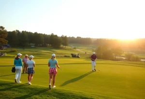 Dartmouth women's golf team competing at the Princeton Invitational