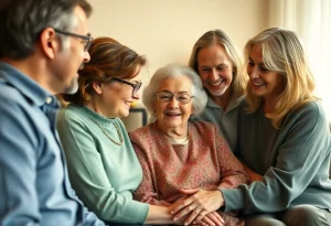 Family gathering in memory of Doris Miceli