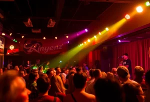 Audience enjoying a performance at an independent venue in Rhode Island