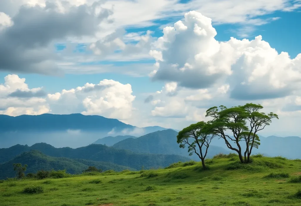 Landscape representing Indigenous culture and linguistics