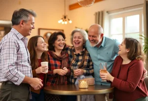 Family gathering celebrating Linda M. Tramontano's life and legacy