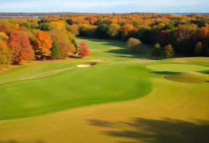 Beautiful golf course at the Illini Women's Golf Invitational