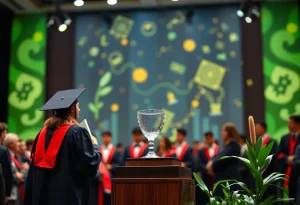 Award ceremony symbolizing the Nobel Prize in Economic Sciences