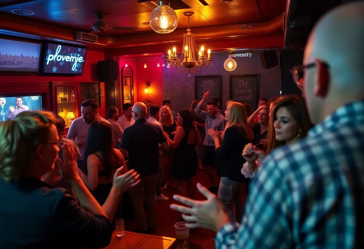 Lively restaurant nightlife scene in Providence