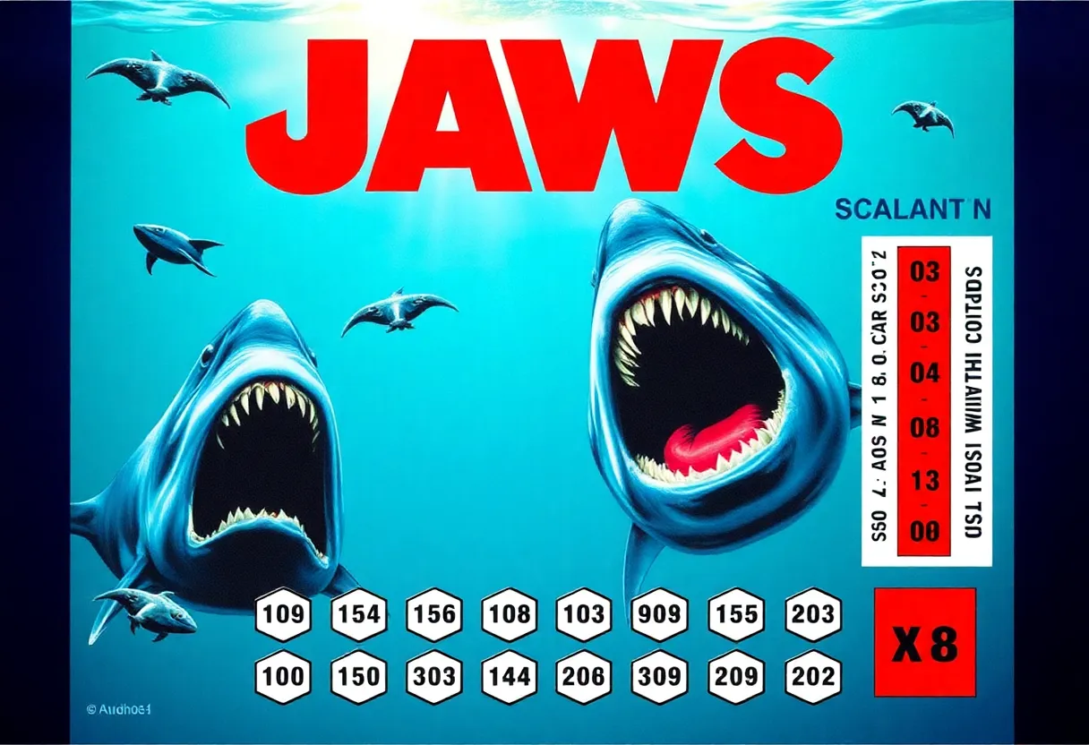 New Rhode Island Lottery instant game themed around Jaws.