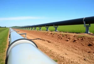 Natural gas pipeline infrastructure in Rhode Island