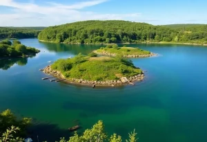 View of Rhode Island reservoirs without harmful algae blooms