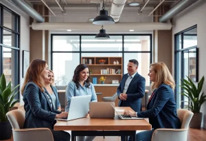 The Slocum Home Team office showcasing teamwork and innovation