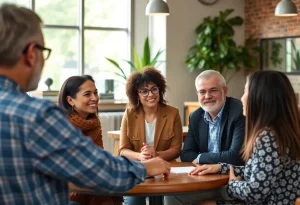 Group discussion on small business succession planning in Rhode Island