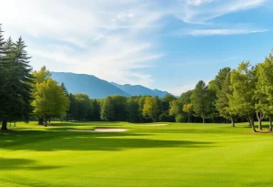 A beautiful view of the Stellenbosch golf course