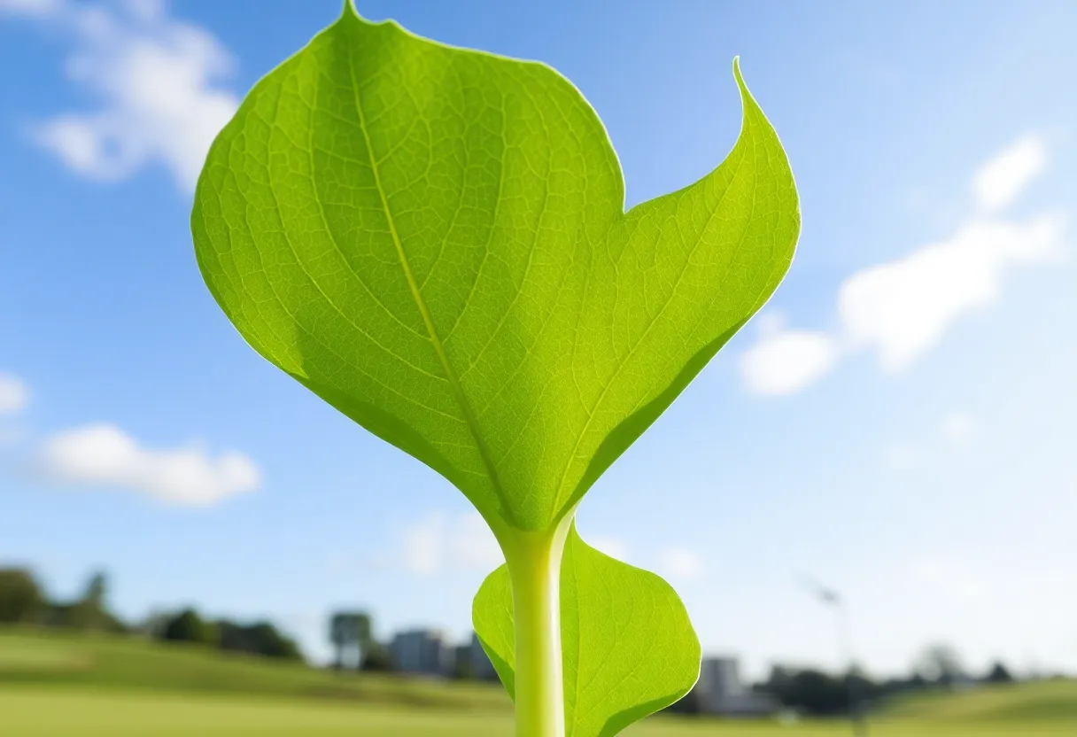 Scenic view of Daytona Beach golf course with bright skies and green fairways