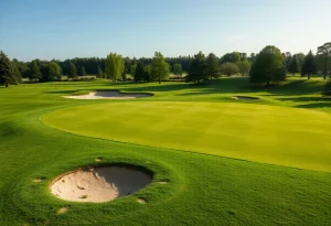 Scenic view of Kirkbrae Country Club's golf course
