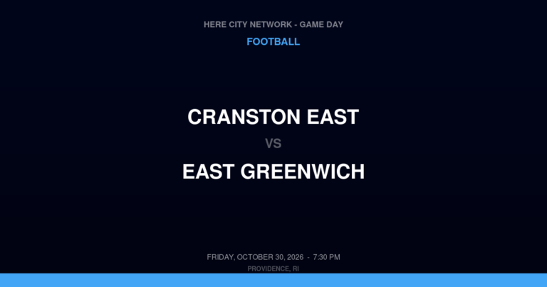 Cranston East at East Greenwich